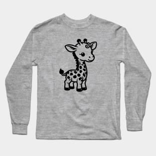 Giraffe Calf Long Sleeve T-Shirt